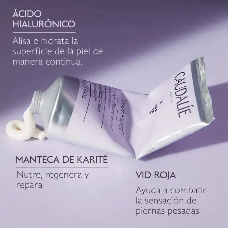 Caudalie Vinotherapist Krém na starostlivosť o nohy, 75 ml