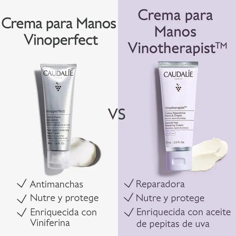 Caudalie Vinotherapist Krém na ruky a nechty, 75 ml