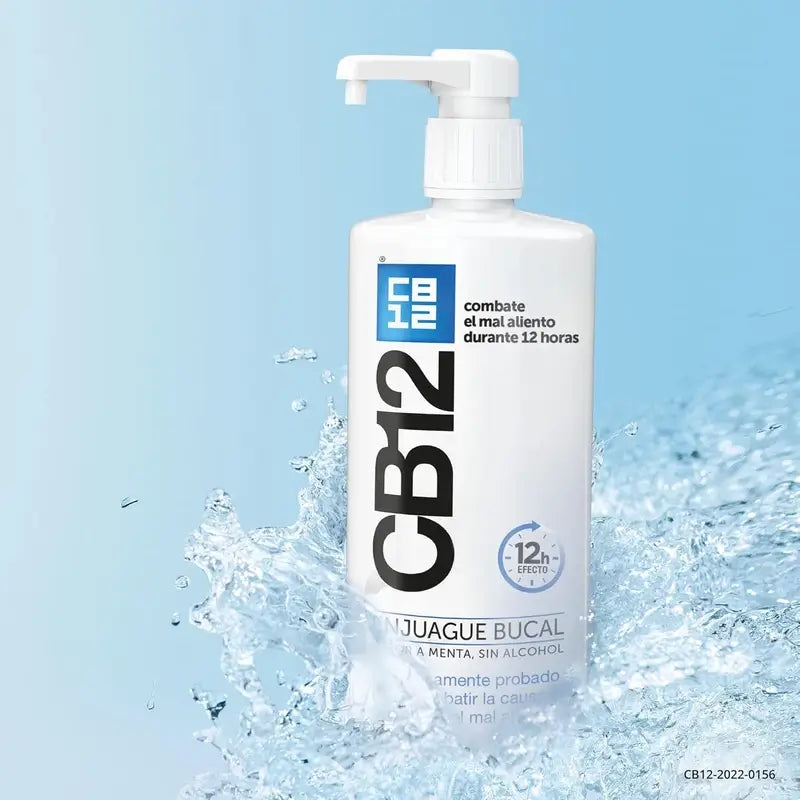 CB12 Mint ústna voda proti zápachu z úst s mätovou príchuťou, 1000 ml