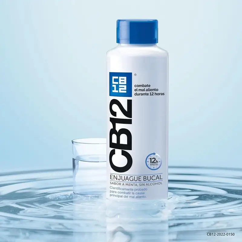 CB12 Mint ústna voda proti zápachu z úst, mätová príchuť, 500 ml