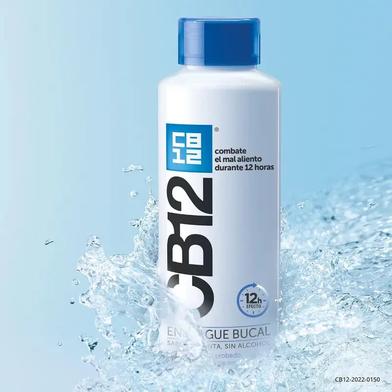 CB12 Mint ústna voda proti zápachu z úst, mätová príchuť, 500 ml
