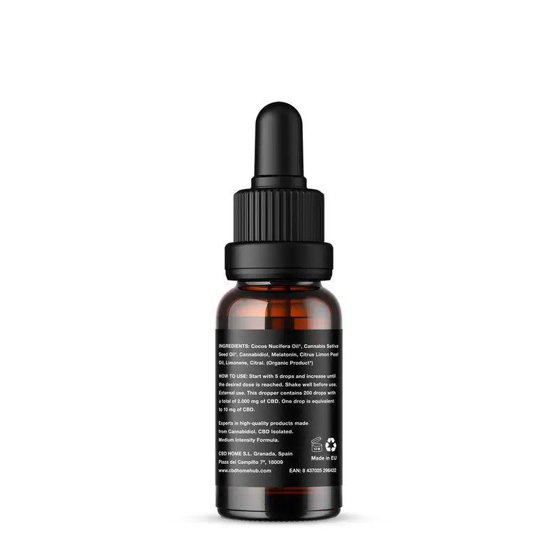 Cbd Home CBD olej 20 % + Melat, 10 ml