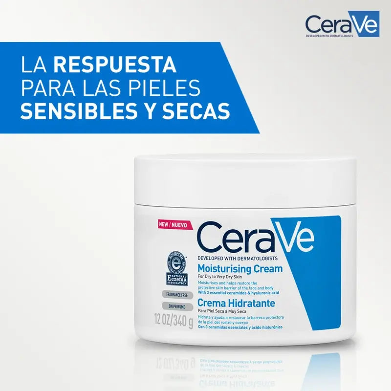 CeraVe Hydratačný krém pre suchú pleť, 340 g