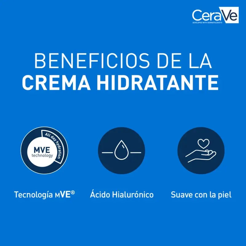CeraVe Hydratačný krém pre suchú pleť, 340 g
