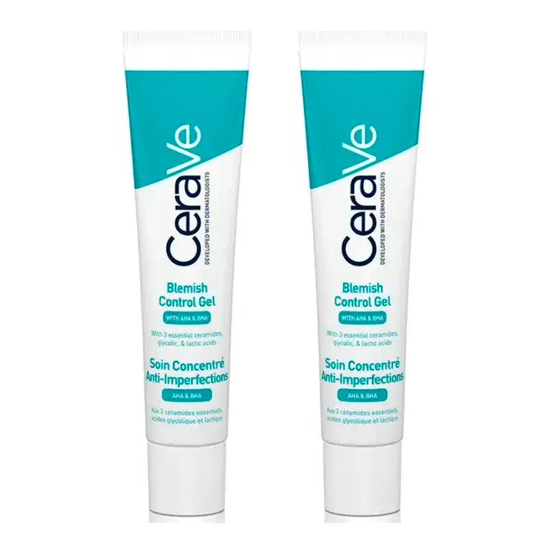 CeraVe Imperfections Control Gel, Pack 2 x 40 ml