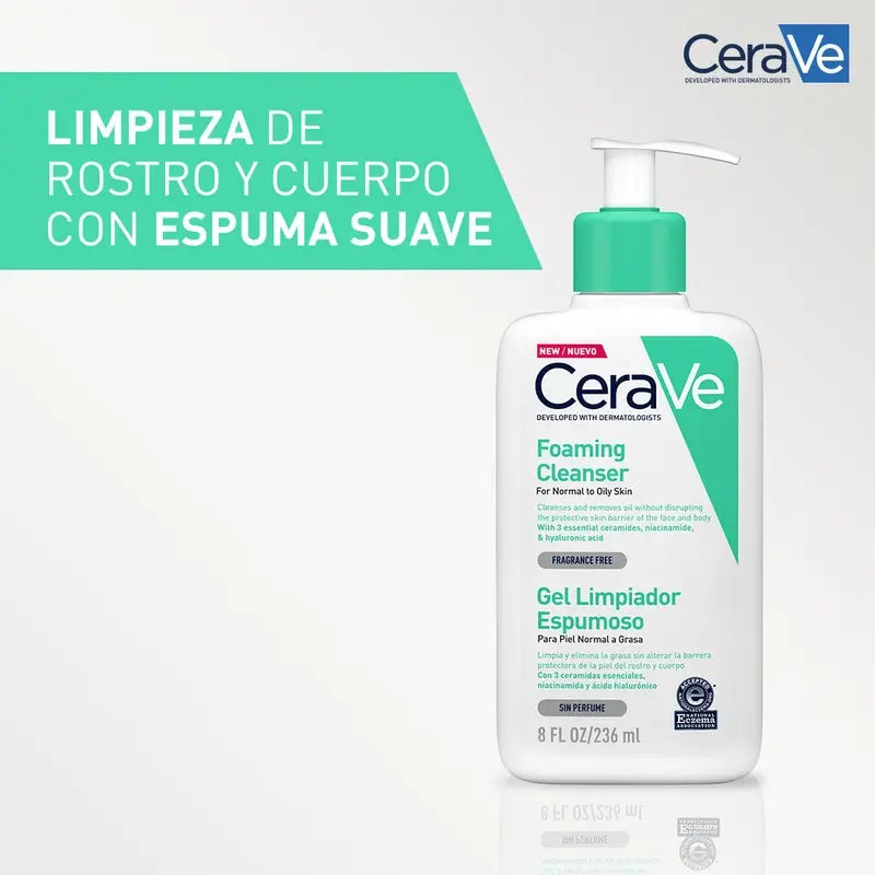 CeraVe penový čistiaci gél, 236 ml