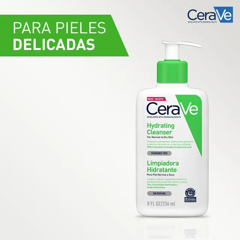 CeraVe Hydratačný čistiaci gél, 236 ml