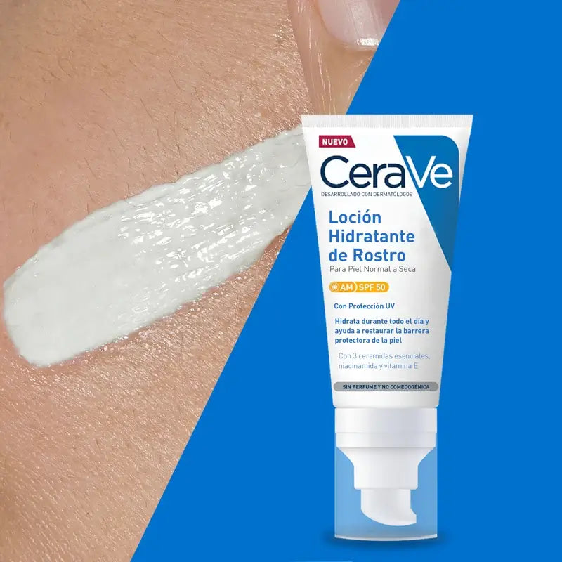 CeraVe Hydratačný pleťový krém SPF 50, 52 ml