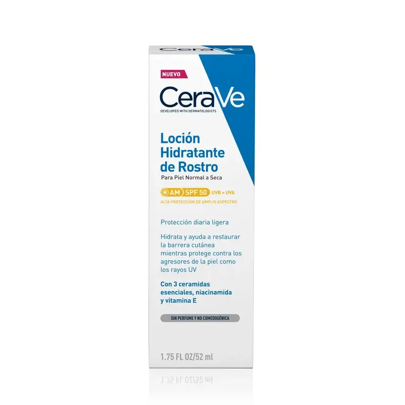 CeraVe Hydratačný pleťový krém SPF 50, 52 ml