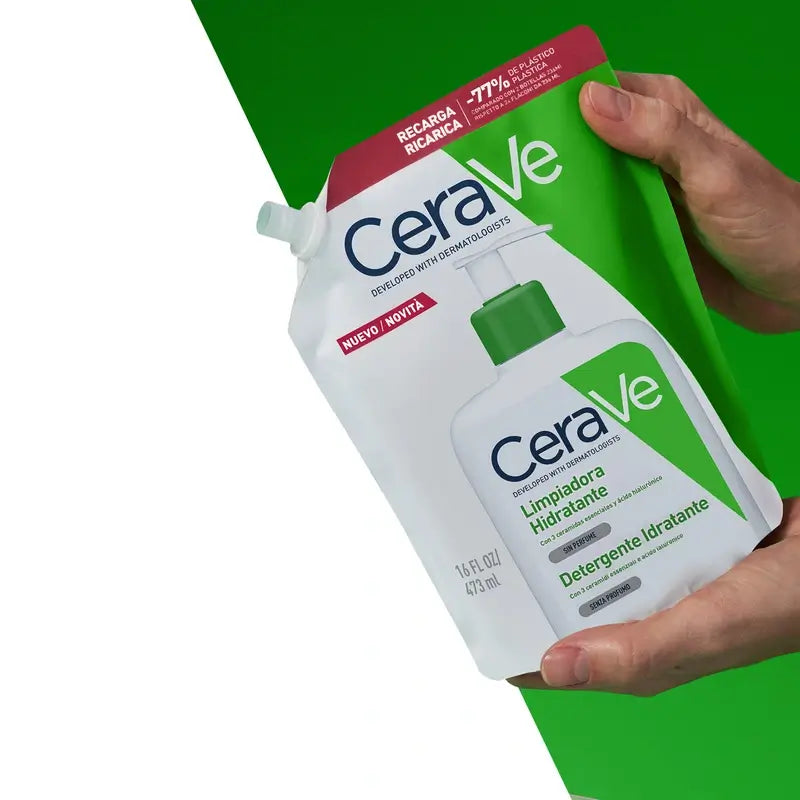 CeraVe Hydratačný čistiaci gél – náplň, 473 ml
