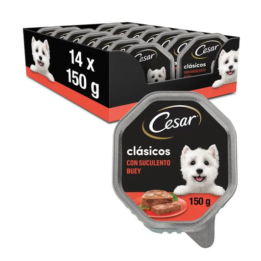 Cesar Clasicos Buey, balenie 14 × 150 g