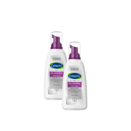 Cetaphil DermaControl čistiaca pena 235 ml, balenie po 2 ks