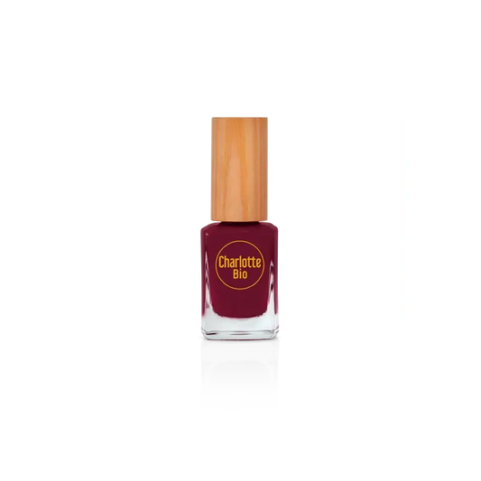 Charlotte Bio Nail Polish Plum Red 10 Ml