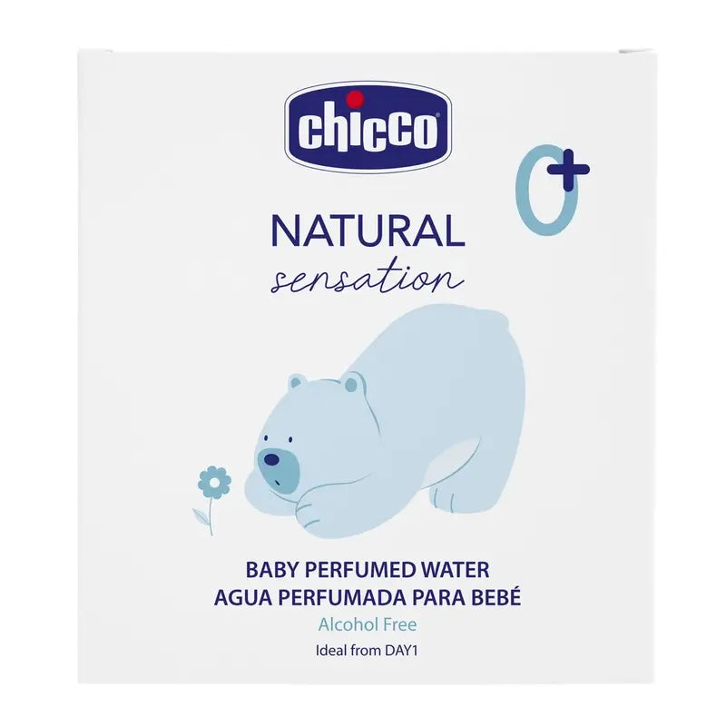 Chicco Parfumovaná voda Natural Sensation, sklenená fľaša 100 ml, 0M+ 