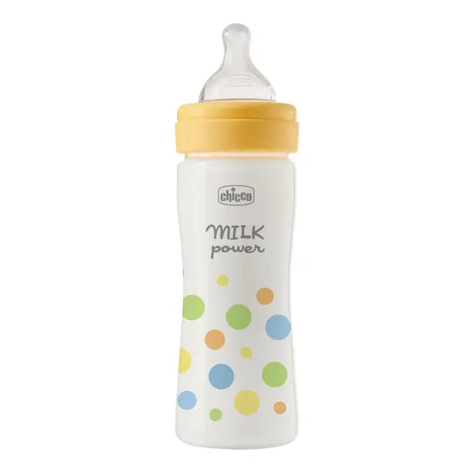 Chicco Perfecteasy Silicone Baby Bottle Yellow 250 Ml Medium Flow 2M+