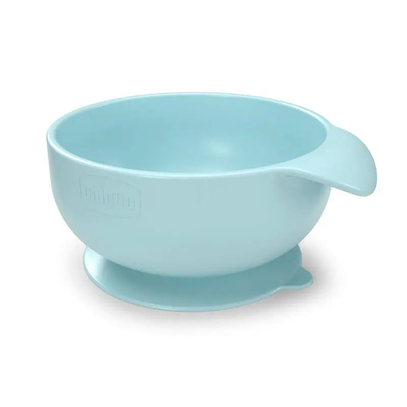 Chicco Take Eat Easy Bowl With Suction Cup Silicone Blue 6M+