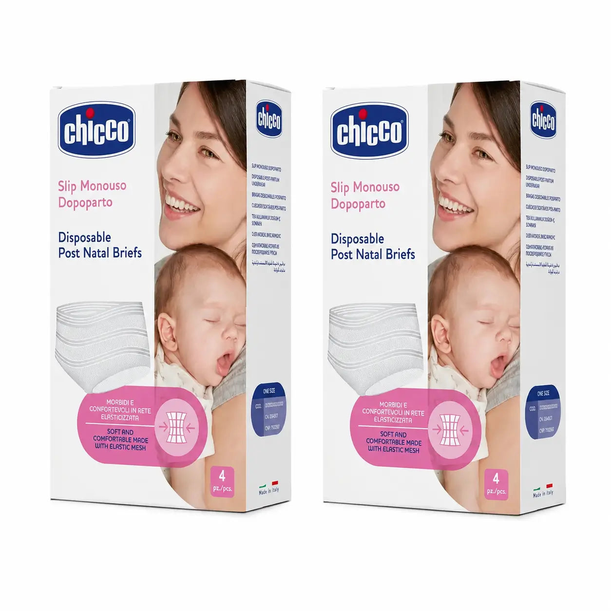 Chicco Braga jednorazové plienky z sieťoviny, 4 kusy, balenie po 2