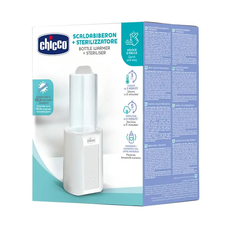 Digitálny ohrievač fľašiek Chicco + sterilizátor 