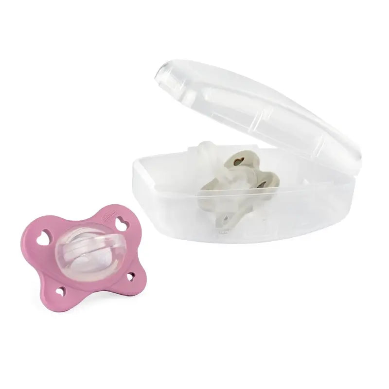 Chicco cumlík Physioforma Dual Soft, silikón, ružový, 6–16 mesiacov, 2 ks 