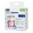 Chicco cumlík Physioforma Dual Soft, silikón, ružový, 6–16 mesiacov, 2 ks 