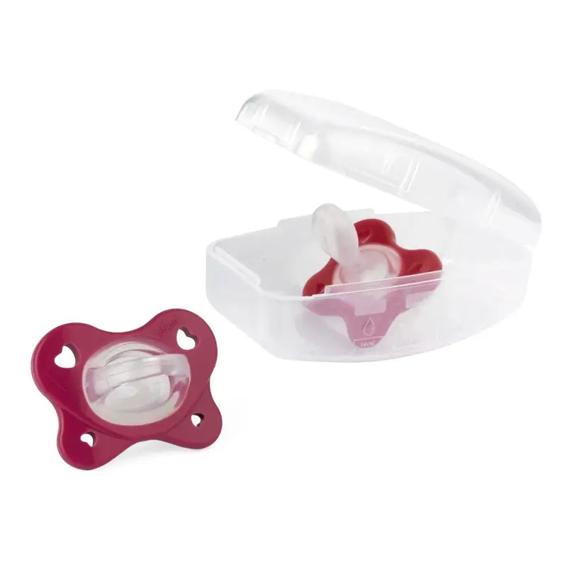 Chicco cumlík Physioforma Dual Soft, silikón, ružový, 16–36 mesiacov, 2 ks 