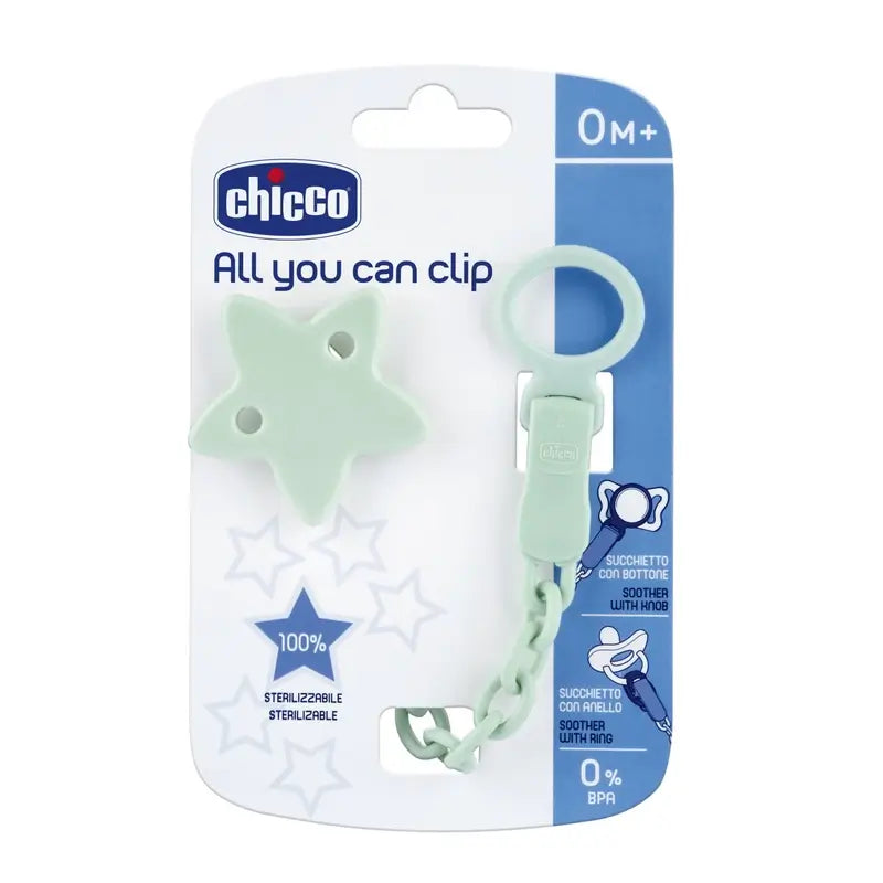 Chicco Clip – cumlík s motívom hviezdy 