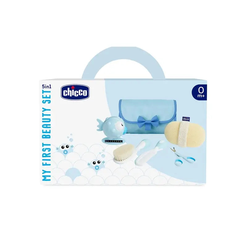 Chicco Hygienická sada Mini Beauty – modrá 