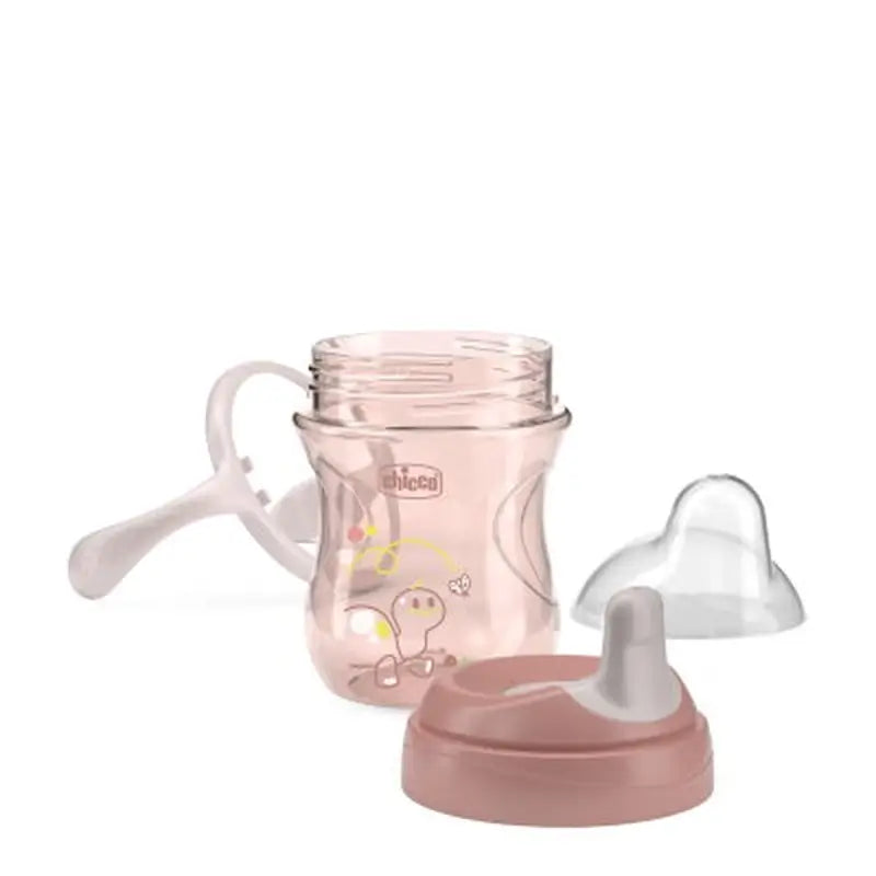 Chicco Nácvikový pohárik 6M+ ružový 200 ml 