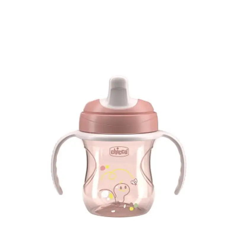 Chicco Nácvikový pohárik 6M+ ružový 200 ml 