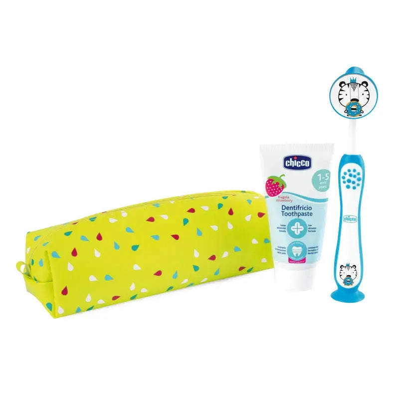 Chicco Blue Tiger Blue Dental Set 36M+
