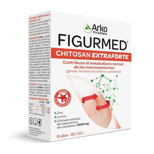 Arkopharma Figurmed Chitosan Extra Forte 500 mg, 60 capsules