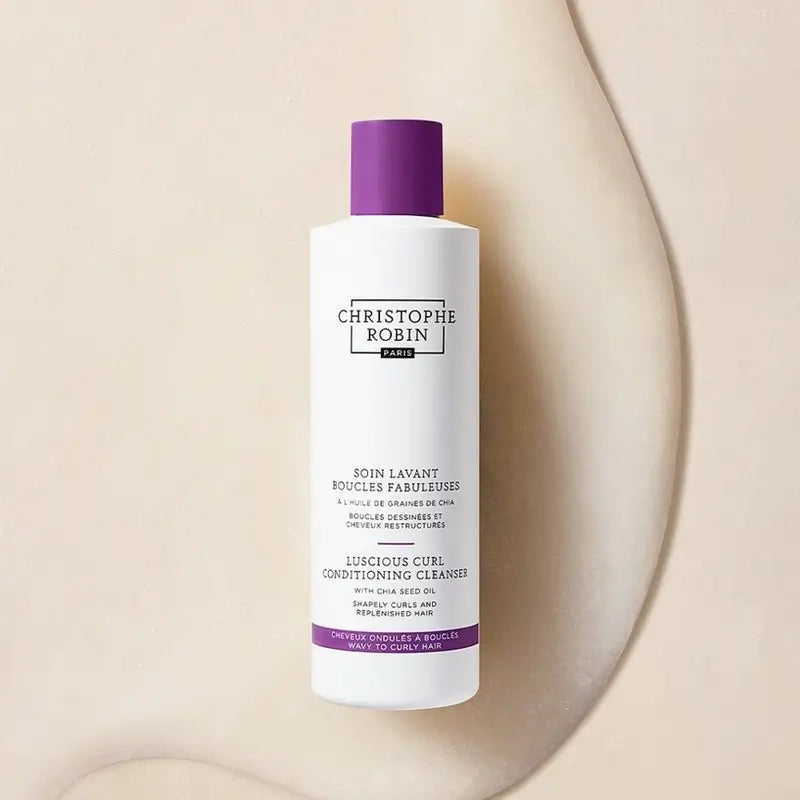 Christophe Robin Luscious Curl Conditioning Cleanser s olejom zo semien chia (pre vlnité až kučeravé vlasy), 250 ml