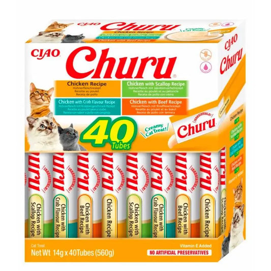 Churu Cats Chicken Varieties 40x14Gr