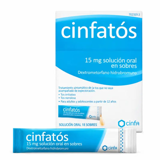 Cinfatos 15 mg perorálny roztok, 18 vrecúšok