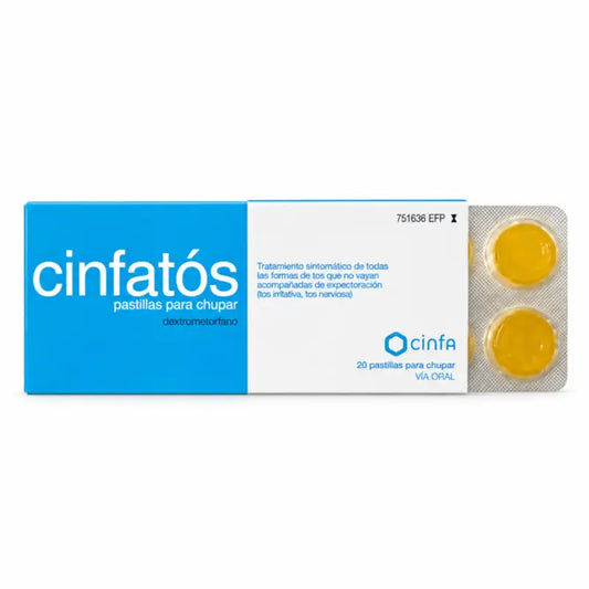 Cinfatos 10 mg pastilky na rozcucanie, 20 kusov