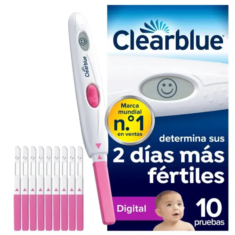 Clearblue Pack – analógový tehotenský test Early Test (1 ks) + Clearblue ovulačný test (10 tyčiniek)