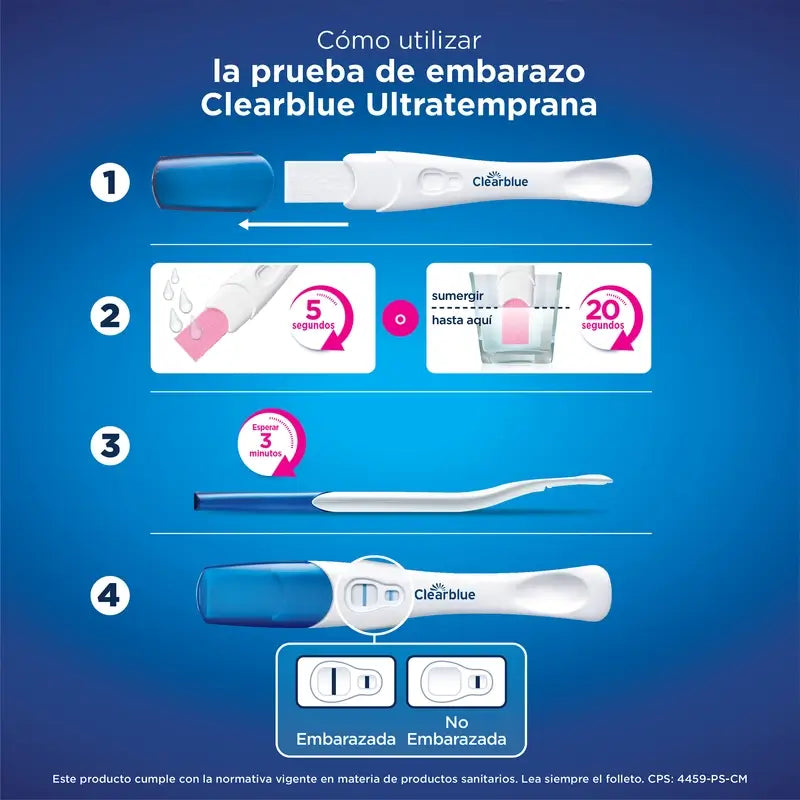 Clearblue Pack – analógový tehotenský test Early Test (1 ks) + Clearblue ovulačný test (10 tyčiniek)