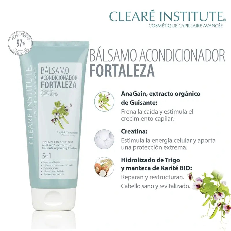 Clearé Institute Kondicionér proti vypadávaniu vlasov Fortaleza 200 ml. 