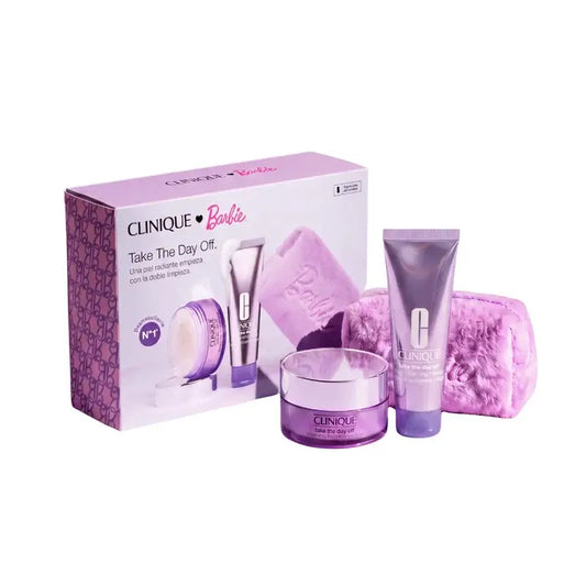 Clinique – kozmetická taštička Double Cleanse Barbie