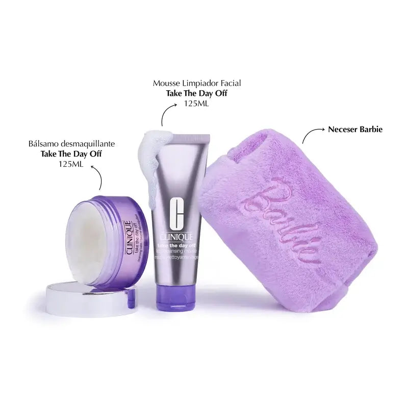 Clinique – kozmetická taštička Double Cleanse Barbie