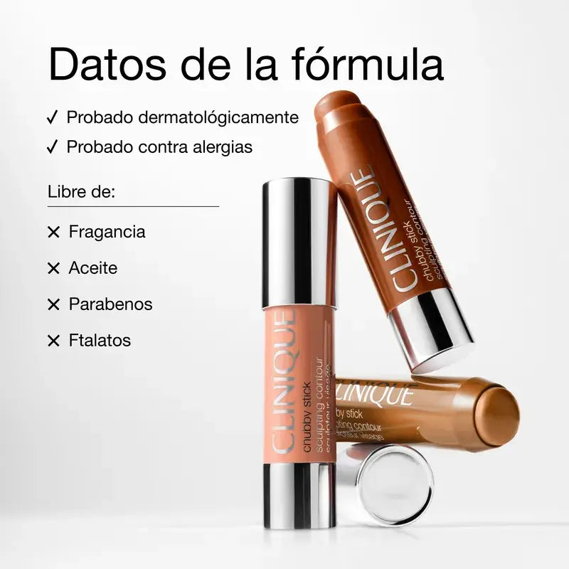 Clinique Kontúrovací make-up na zvýraznenie rysov Chubby Stick, odtieň Really Rich, 6 g