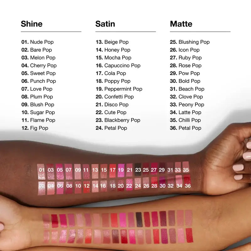 Clinique Pop Longwear matná rúžová tyčinka Blushing Pop, 3,9 g