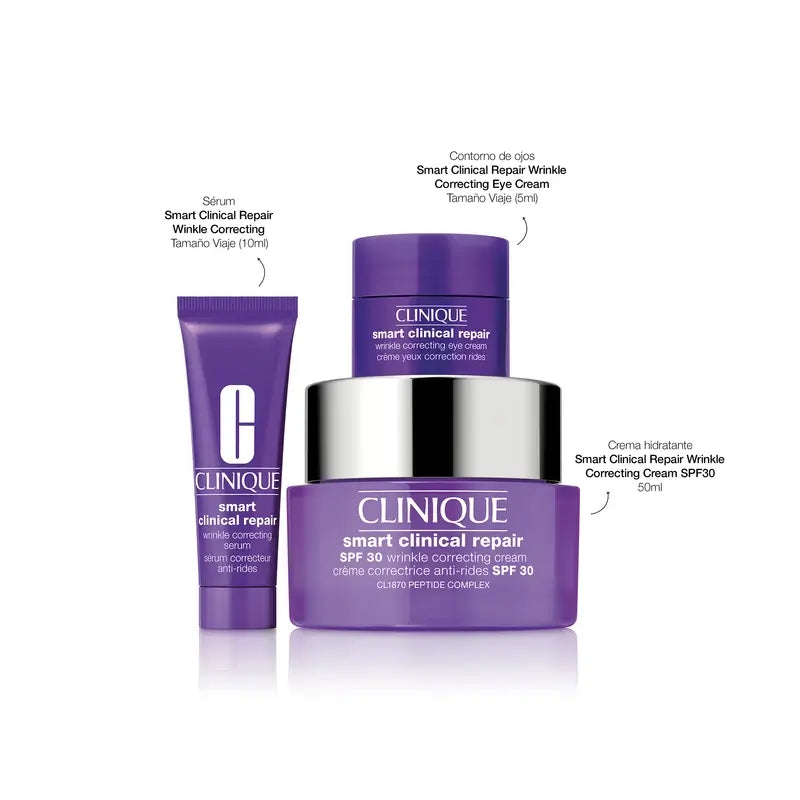 Clinique Sada: Denný krém SPF30 Smart Anti-Aging 50 ml + 2 darčeky