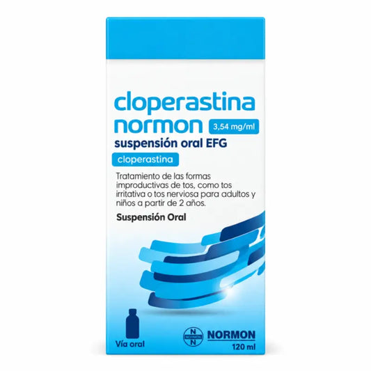 Cloperastín Normon Efg 3,54 mg/ml perorálna suspenzia 120 ml