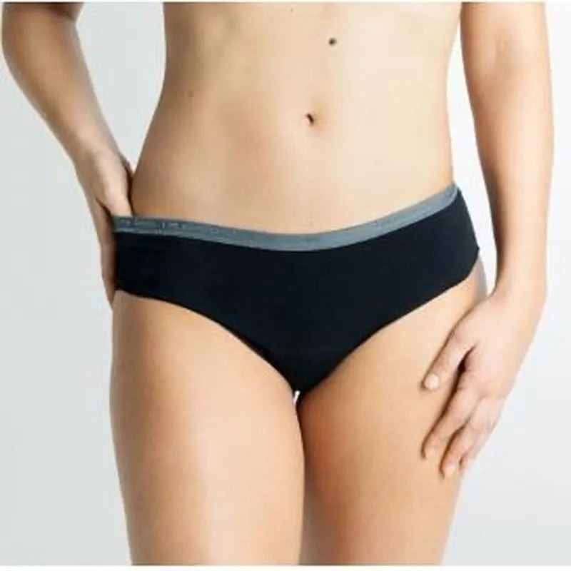 Cocoro Menstrual Panty Black/Grey Heavy Flow 6/Xxl