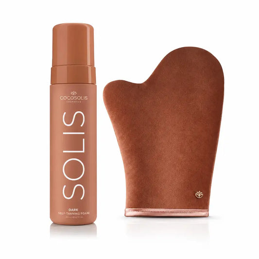 Cocosolis Solis Dark samoopaľovacia pena 200 ml + prémiová rukavica na samoopaľovanie, 1 ks