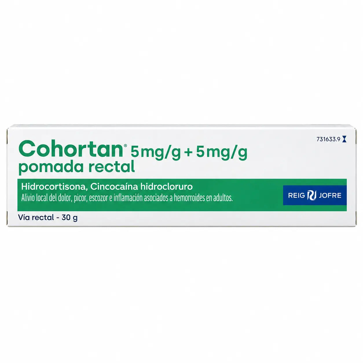 Cohortan rektálna masť 5 mg/g, 30 g