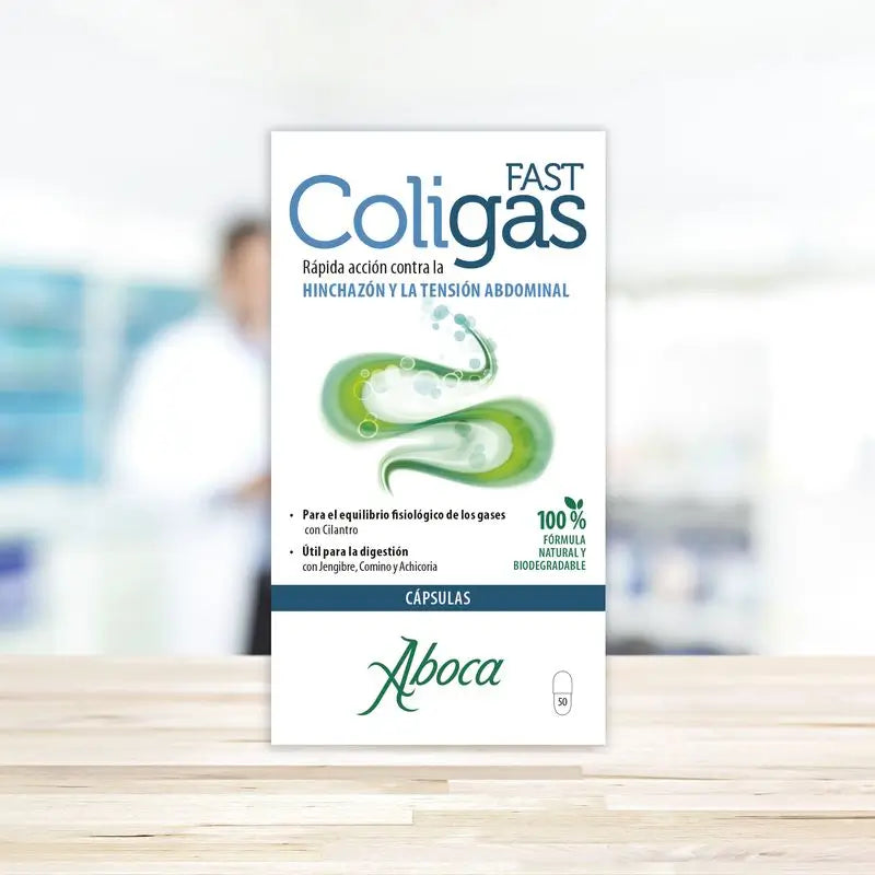 Aboca Coligas Fast, 50 kapsúl