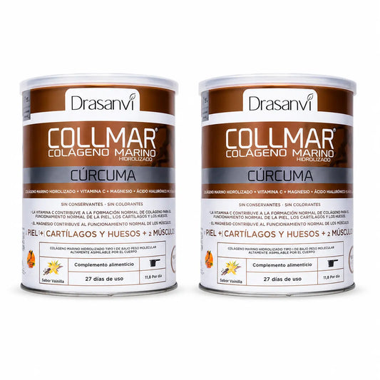 Collmar Drasanvi Horčík Kurkuma Vanilka, 2×300 g