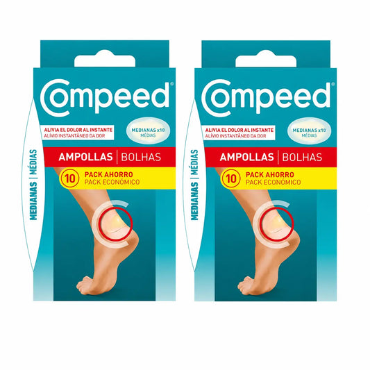 Compeed – stredné náplasti na pľuzgiere, 10 kusov, balenie po 2